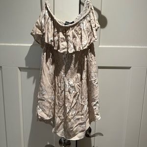 Boutique Strapless Floral Romper